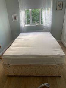 Double Divan Bed,mattress, mattress topper
