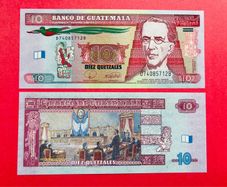 Guatemala. 10 Quetzals . 2008  Pick 117 Unc