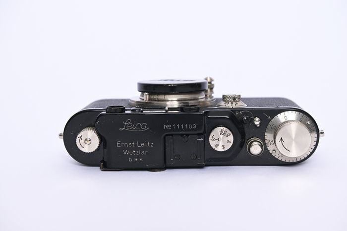 Leica III Black with Elmar 1:3,5 F=50mm