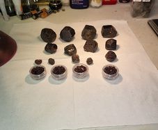Garnets almadine 5 to 20e each