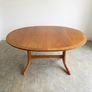 Vintage Mid Century Teak Extending Dining Table & 6 Chairs Image 3