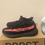 yeezys black and red Image 6