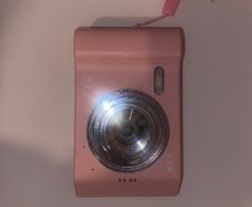 Pink digital camera