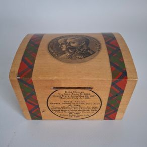 Antique Scottish Mauchline Trick Money Box