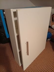 IKEA white bathroom cabinet