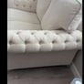 2 Seater Custom made Cream Sofa Image 3