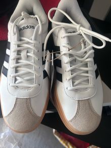 adidas white trainers new in box VL court bold