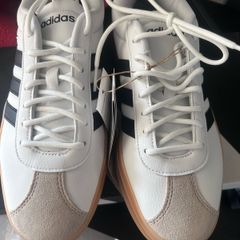 adidas white trainers new in box VL court bold