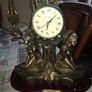 Beautiful Art Deco-style mantel clock DiCaprio Collection two elegantly posed female figures, Postage available or Collection Image 3