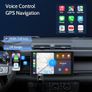 2 Din Car Stereo with 7 inch HD Touchscreen, Wireless Apple Carplay & Android Auto, Bluetooth, SWC, Mirror Link, AUX,FM Car Radio Receiver(No backup reversing camera)|for All Vehicle Image 2