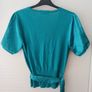 Zara Turquoise Top    Size L Image 5