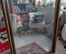 Antique French Louis Philippe style 19th century mirror