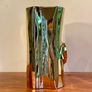Polspotten Gold Log Porcelain Vase, Netherlands Image 10