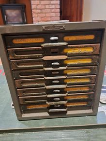 vintage filing cabinets