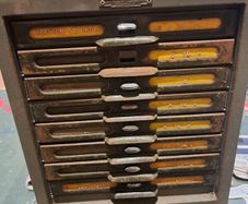 vintage filing cabinets