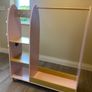 wooden dress up rack with lights Image 6