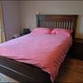 Solid wooden double bed Image 3