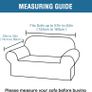 Super Stretch Sofa Covers Couch Covers Sofa Slipcovers Furniture Protector for Sofas/Kids/Pets Form Fitted Jacquard with Elastic Bottom, Thick Soft Non Slip (2 Seater Natural) Image 3