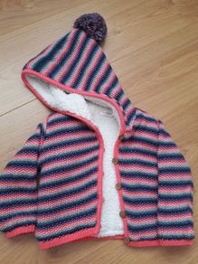 12-18 months baby girl Next fleece lined cardigan