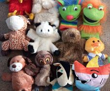 12 hand Puppets