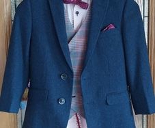 Boys Navy Suit jacket & waistcoat
