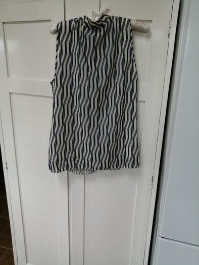 Dkny Top Navy/Off White  XL