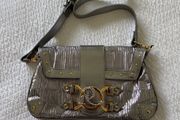 Ripani Silver Clutch with Swarovski
