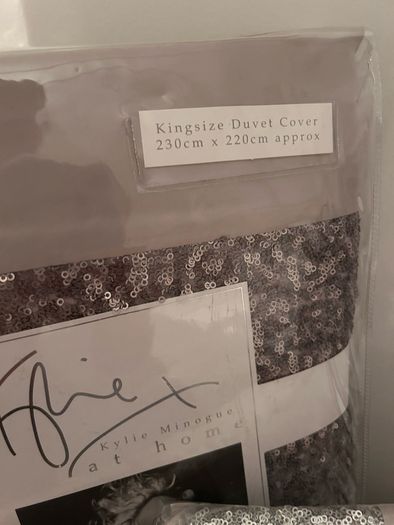 Kylie Minogue Mezzano Praline Huge King Size Bedding Set Duvet Cover Pillowcases