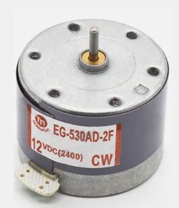 Tape Deck DC Motor EG-530AD-2F DC 12V 2400RPM, new, unopened.