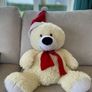 Teddy with Santa Hat Image 2