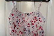 H&amp;M Divided 6 White Pink Floral