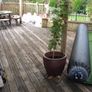Artificial Grass for Slippery wooden Decking Image 2