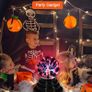 Plasma Ball, 3 Inch Mini Touch Sensitive Red Nebula Sphere Electric Ball Lamp, USB Powered Glass Globe for Kids, Bedrooms, Christmas, Birthday, Party Image 3