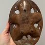 Wooden Carved Leaf Bowl Image 5