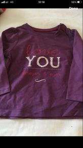 Girls stunning long sleeve top 6/9 mths