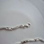 Colier sterling silver with stones pink very good condition Image 7