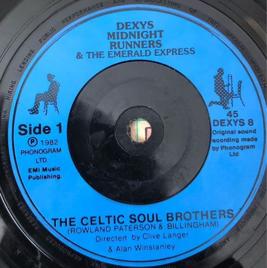 Dexys Midnight Runners - The Celtic Soul Brothers (1982) 7"