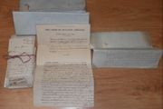 A Collection of Deeds &amp; Correspondence Relating to Llands Formerly Owned By Robert Shaw MP Terenure Dublin Circa 1808-1882.