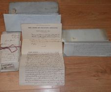A Collection of Deeds & Correspondence Relating to Llands Formerly Owned By Robert Shaw MP Terenure Dublin Circa 1808-1882.