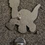 Littlefoot, land before time, pin back badge. Image 2