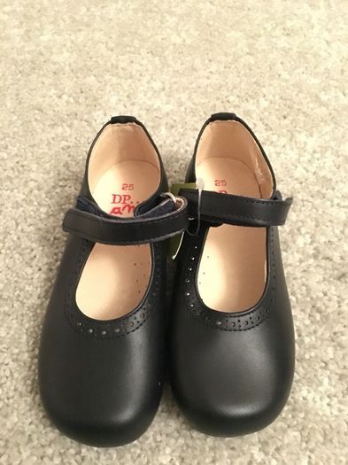 New Cute leather Du Pareil au Meme Shoes - Navy - Size25