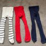 M&S girls tights three pairs 3-4 years old 104cm Image 3