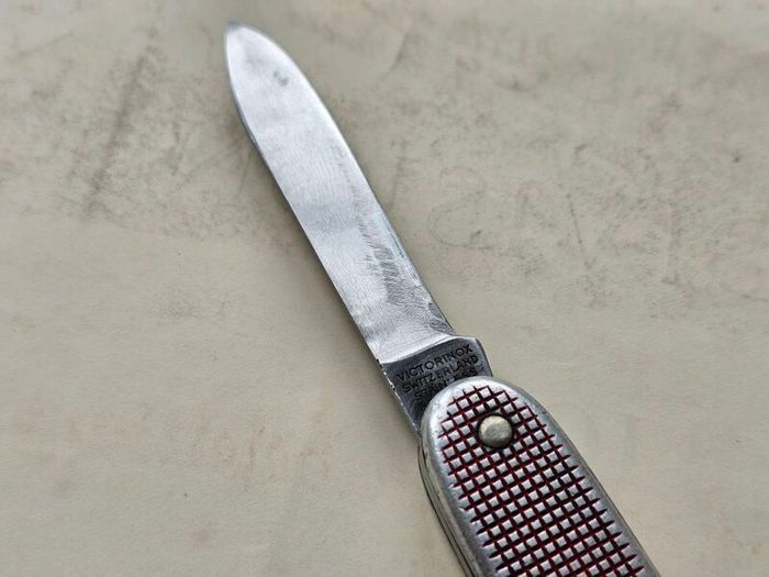 Vintage Elinox Victorinox Alox Woodsman Discontinued Model Swiss Army Knife Rare Collector Piece 1960s