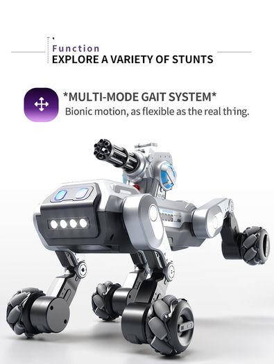 Ai Touch Sensor Shooting Intelligent Robot Dog