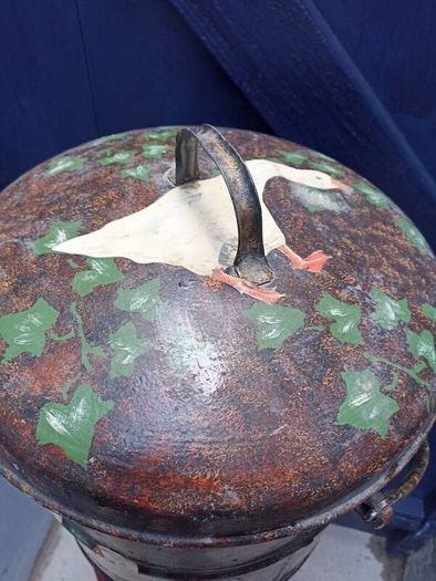 Hand Decorated Galvanised Bucket