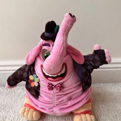 Disney Pixar Inside Out Bing Bong Talking Singing Plush Soft Pink Tomy approx. 28 cm. Used Please see photos