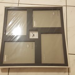 Ikea Kravatt Picture Photo Picture Holder Wall Clock Black Home 36x36cm