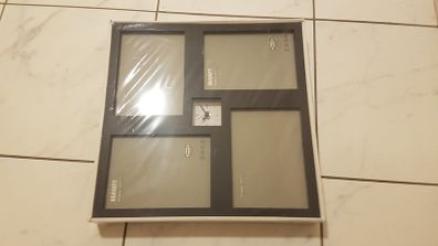 Ikea Kravatt Picture Photo Picture Holder Wall Clock Black Home 36x36cm