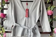 cardigan  Bnwt Monsoon tie belt cardigan grey size 12