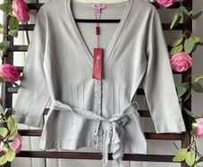 cardigan  Bnwt Monsoon tie belt cardigan grey size 12
